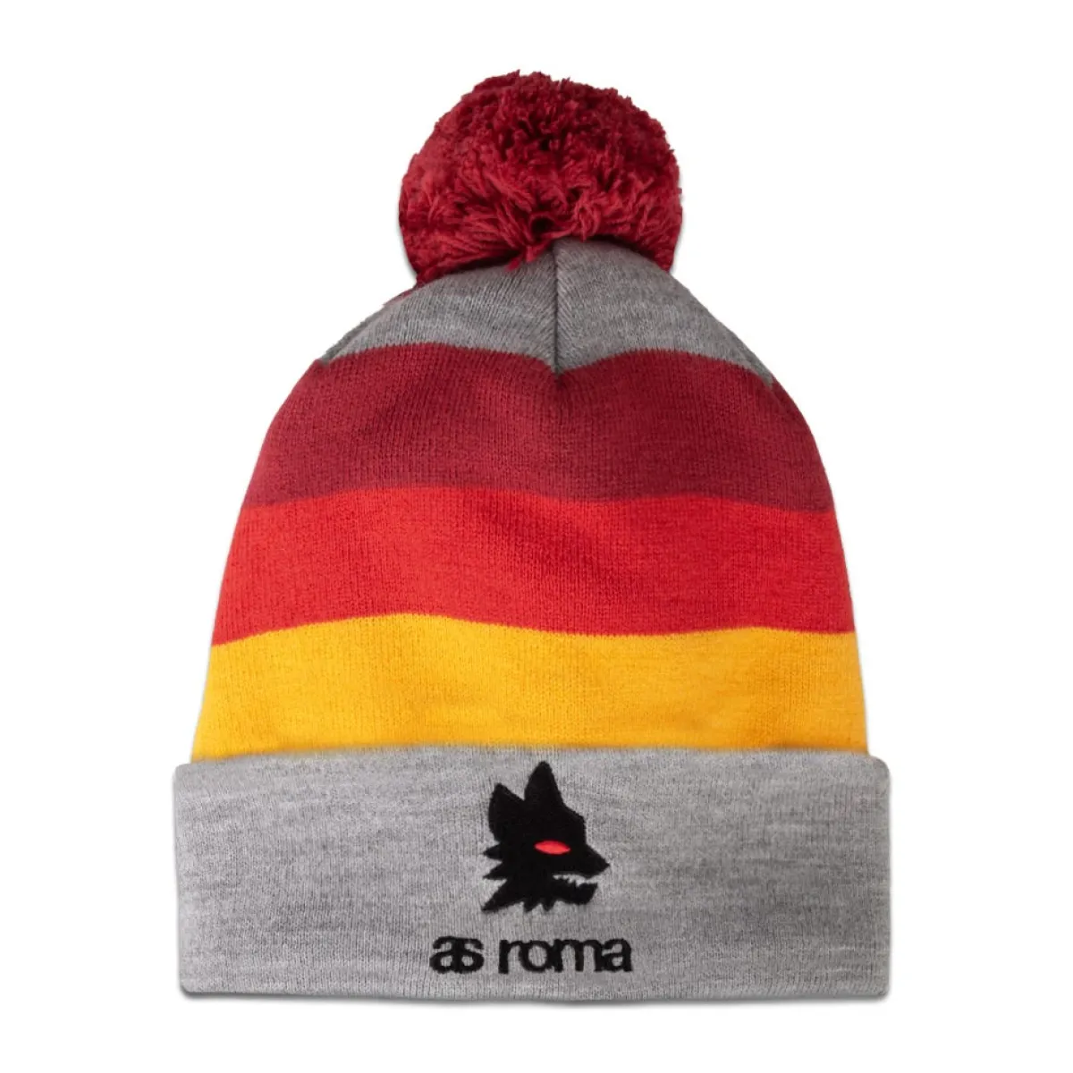 AS Roma Berretto con logo Lupetto, Unisex<Donna Cappellini E Berretti | Cappellini E Berretti