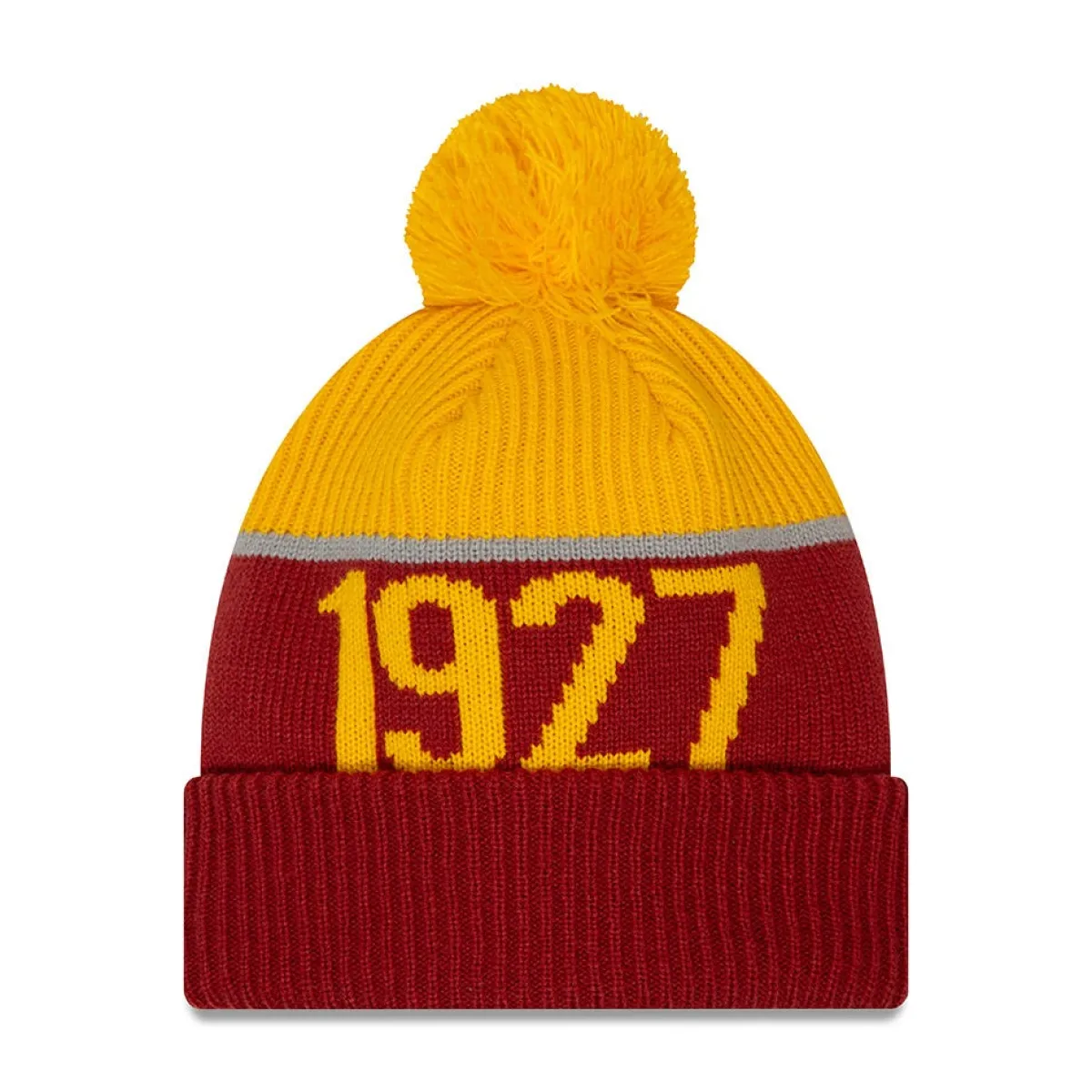 AS Roma Berretto Sport Knit logo Crest , Adulto, Rosso<Uomo Cappellini E Berretti | Cappellini E Berretti