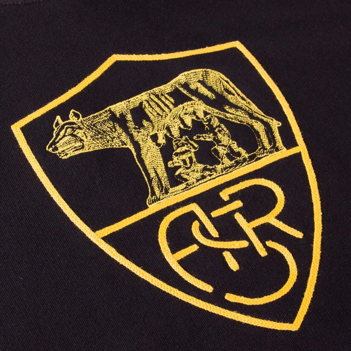 AS Roma Felpa con cappuccio Heritage , Adulto, Nero<Uomo Felpe