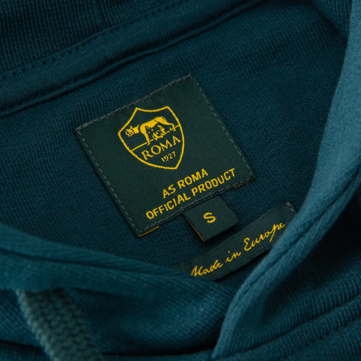 AS Roma Felpa con cappuccio Heritage , Adulto, Verde<Uomo Felpe