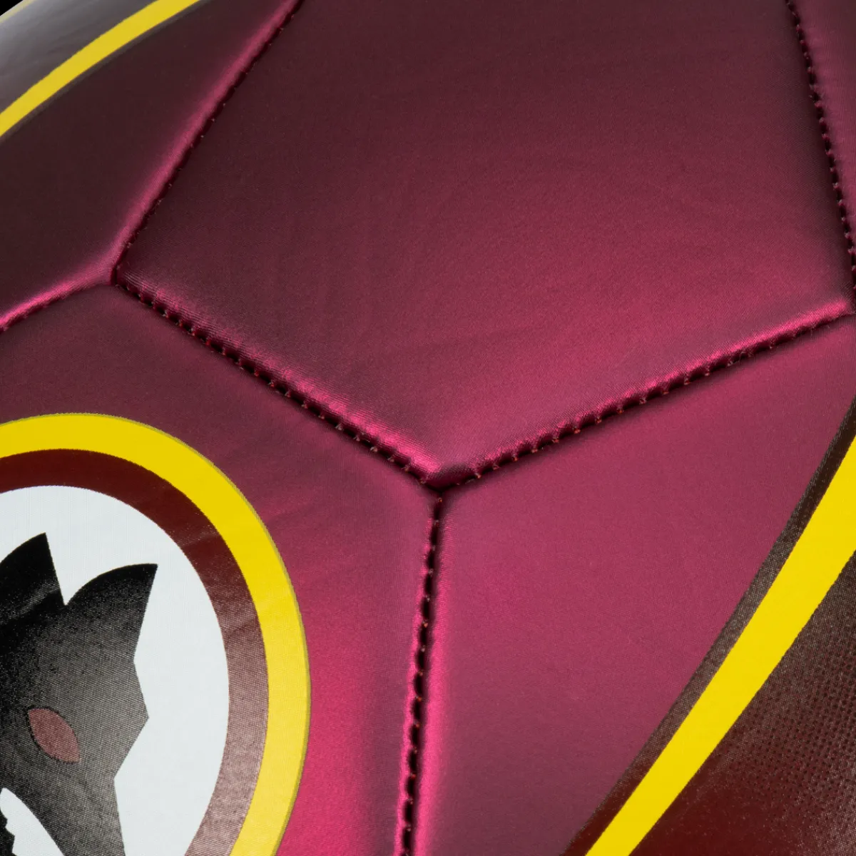 AS Roma Pallone da calcio finitura metallizzata e Logo Lupo, Taglia 1< Palloni