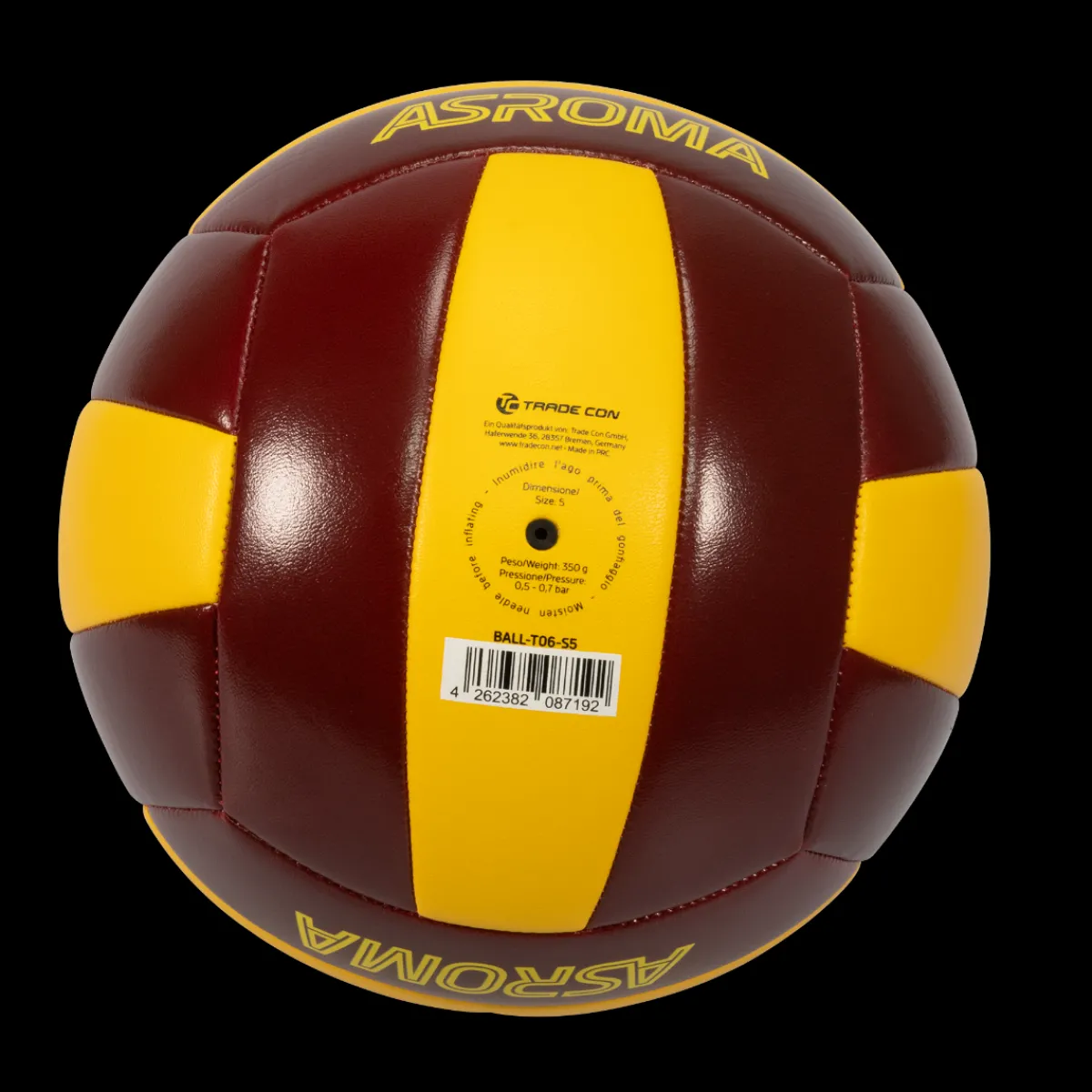 AS Roma Pallone da pallavolo vintage, Taglia 5< Palloni