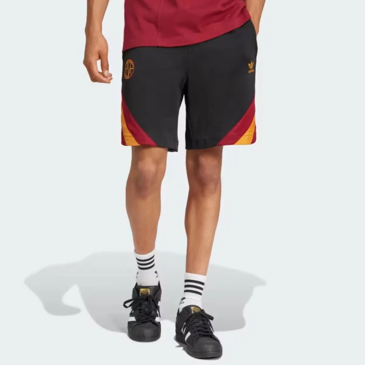 AS Roma Pantaloncini Adidas Originals , Uomo<Uomo Pantaloncini