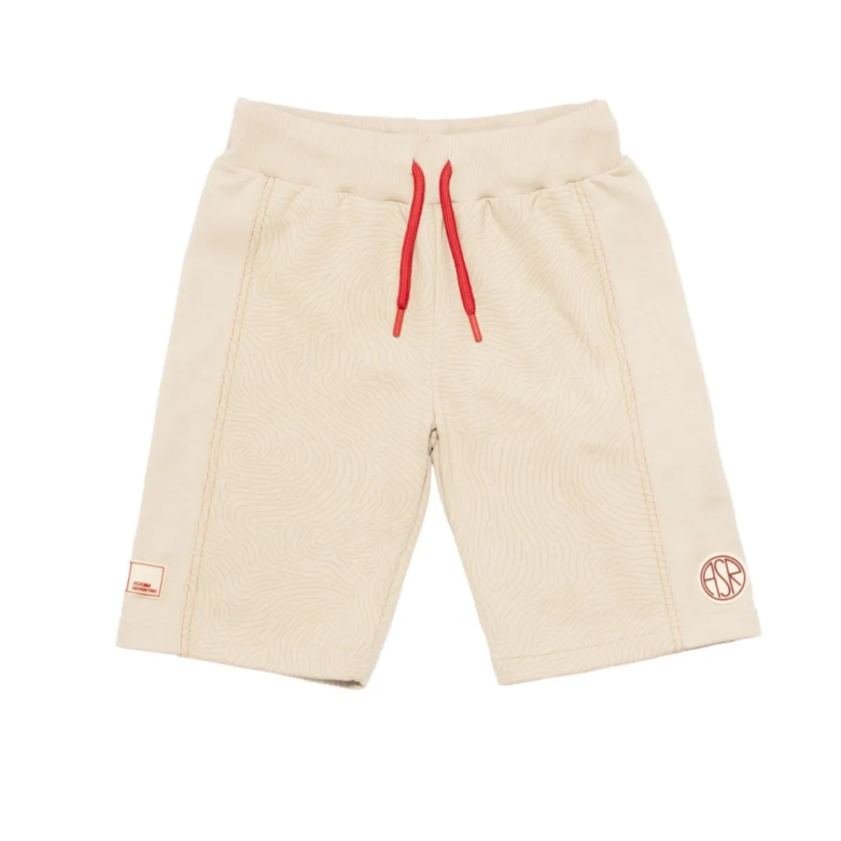 AS Roma Pantaloncini logo ASR, Bambini, Crema< Tute E Pantaloni