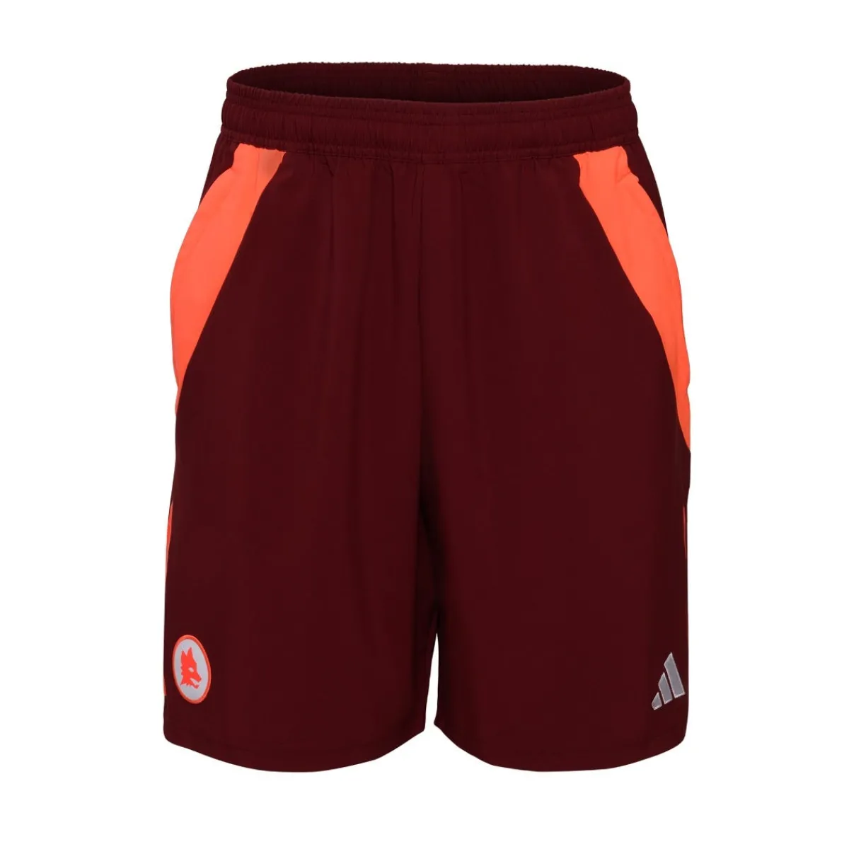 AS Roma Pantaloncini Training , Rosso<Uomo Pantaloncini