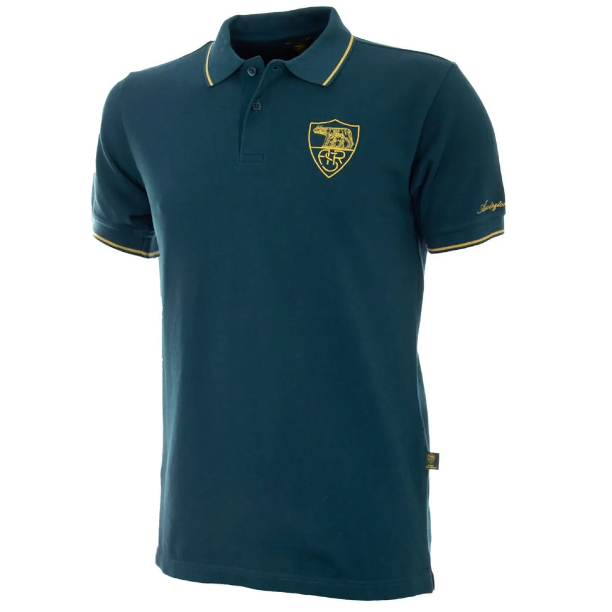 AS Roma Polo Heritage , Adulto, Verde<Uomo T-shirts E Polo