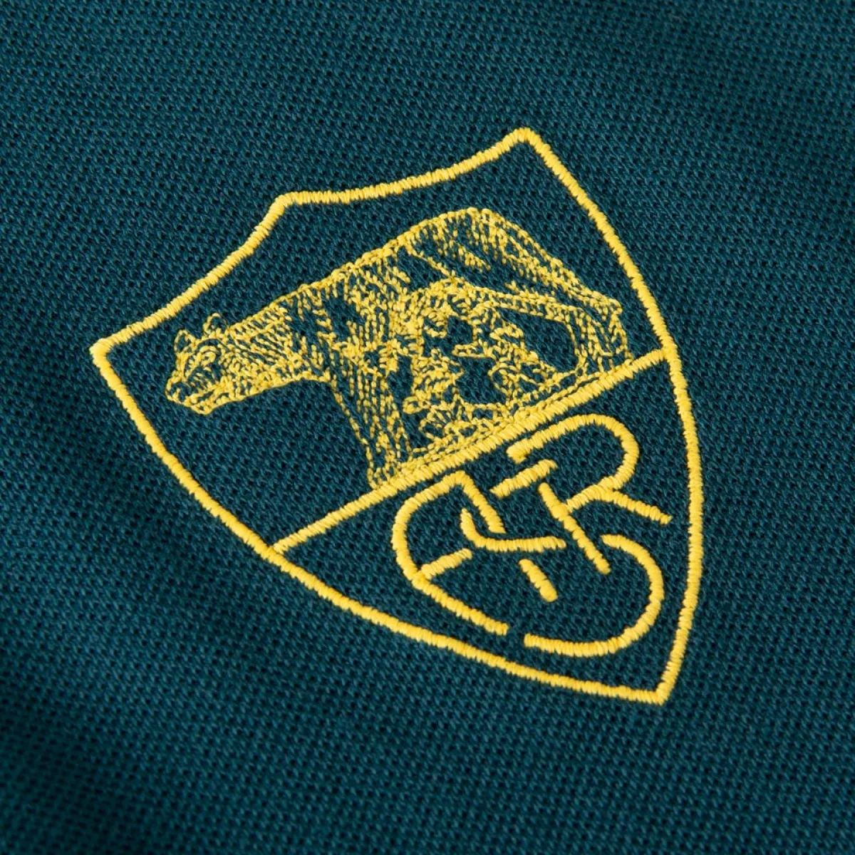 AS Roma Polo Heritage , Adulto, Verde<Uomo T-shirts E Polo