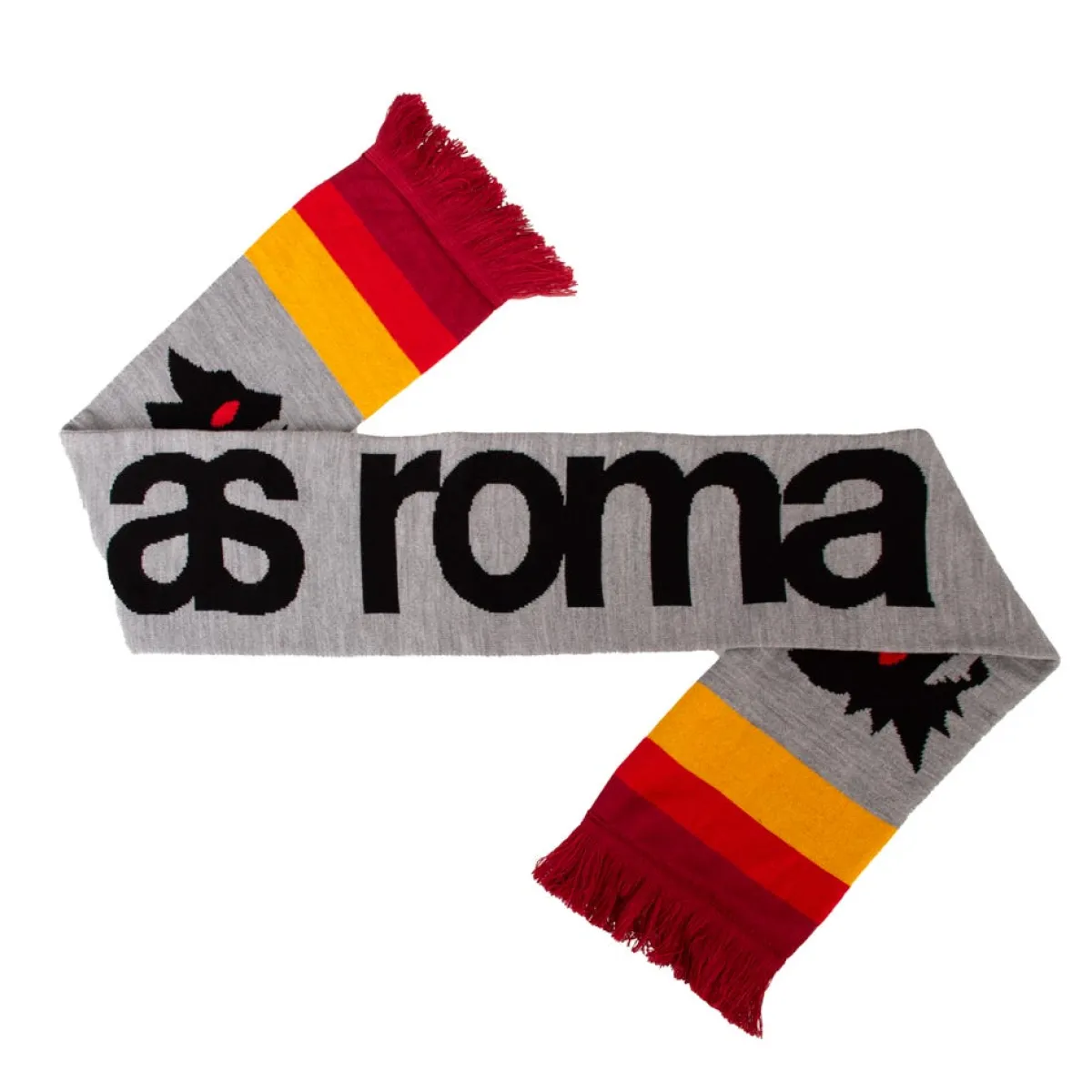 AS Roma Sciarpa con logo Lupetto, Unisex< Sciarpe