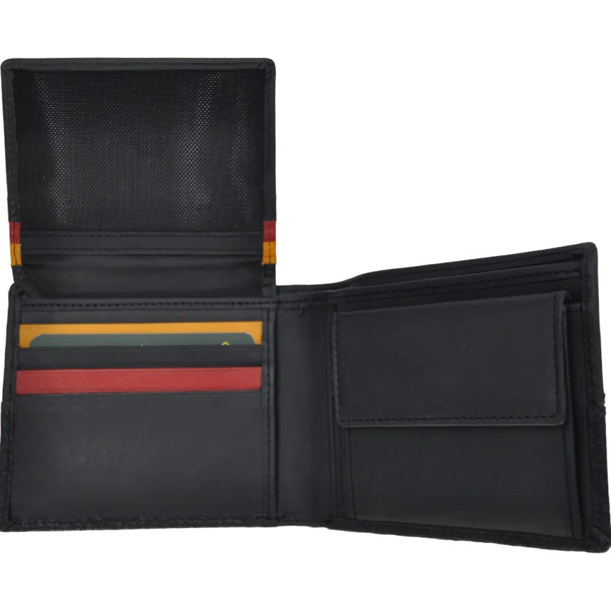 AS Roma Set Regalo Portafoglio e Portachiavi in Pelle ASR, Nero< Portafogli | Portachiavi