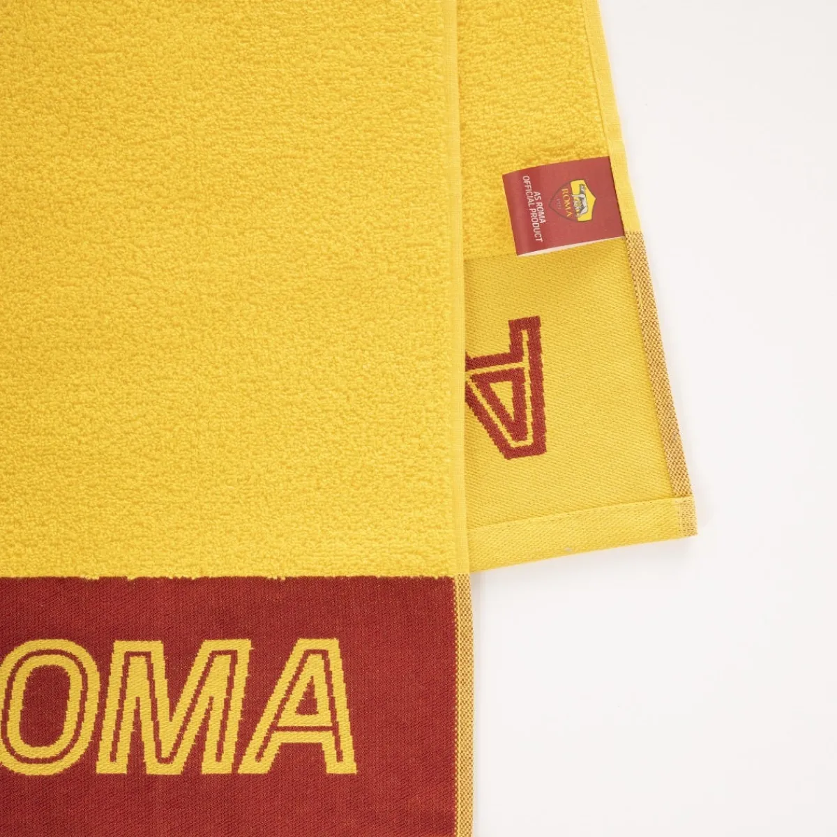 AS Roma Telo mare Romolo, Cotone, 70 x 140, Giallo< Mare E Piscina