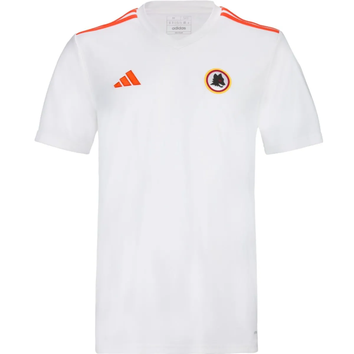 AS Roma T-shirt Adidas Padel, Bianco, Uomo<Uomo Padel