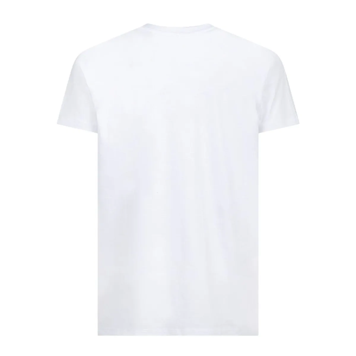 AS Roma T-shirt logo grande ricamato ROMAMOR, Adulto, Bianco<Uomo T-shirts E Polo