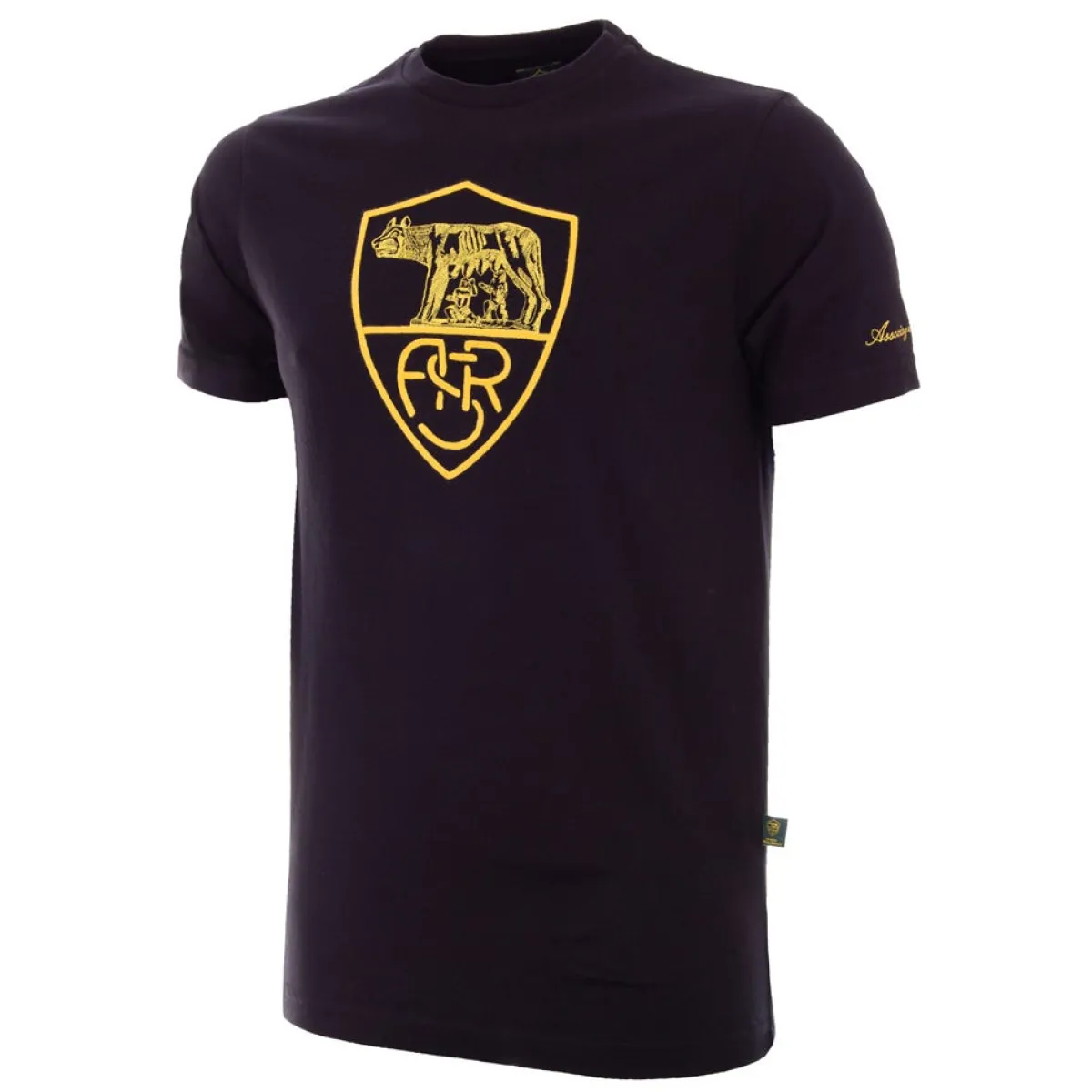 AS Roma T-shirt Heritage , Adulto, Nero<Uomo T-shirts E Polo