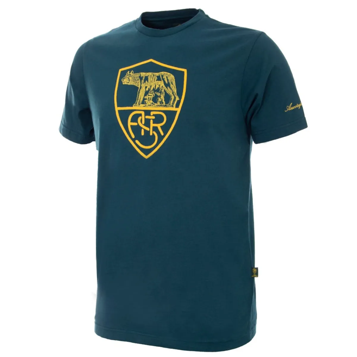 AS Roma T-shirt Heritage , Adulto, Verde<Uomo T-shirts E Polo