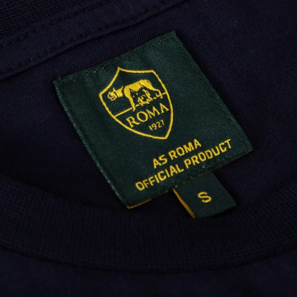 AS Roma T-shirt Heritage Logo , Adulto, Blu<Uomo T-shirts E Polo