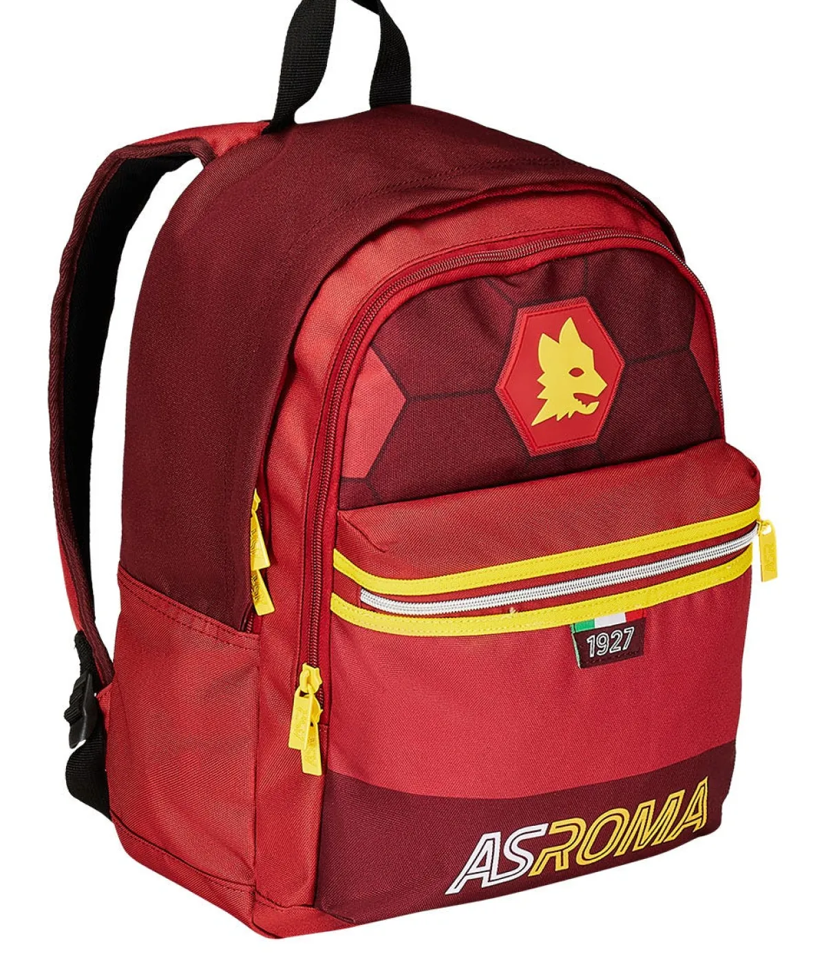 AS Roma Zaino scuola doppio scomparto logo Lupetto< Zaini Scuola