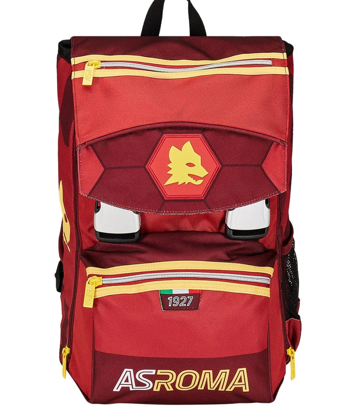 AS Roma Zaino scuola estensibile logo Lupetto< Zaini Scuola